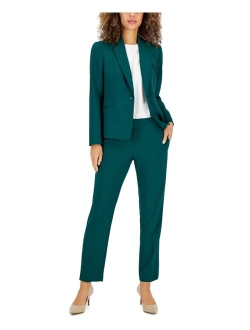 Women's Crepe One-Button Pantsuit, Regular & Petite Sizes