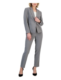 Women's Crepe One-Button Pantsuit, Regular & Petite Sizes