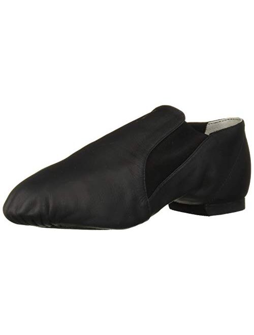 Bloch Dance Women's Elasta Bootie Leather and Elastic Split Sole Jazz Shoe