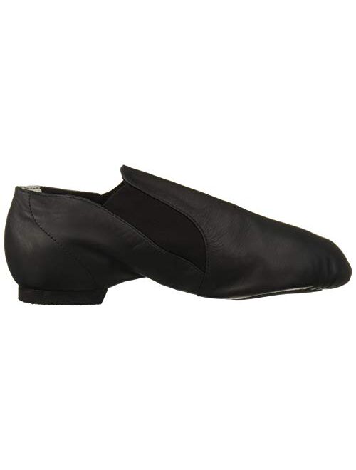 Bloch Dance Women's Elasta Bootie Leather and Elastic Split Sole Jazz Shoe