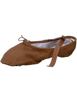 Dance Women's Pump Canvas Split Sole Ballet Shoe/Slipper