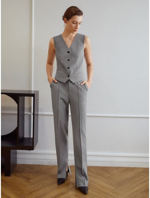 MOTF Premium Viscose Blend Crease Suit Pants