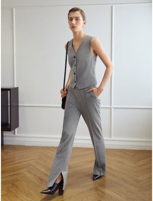 MOTF Premium Viscose Blend Crease Suit Pants