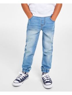 Little Boys Denim Joggers, Created for Macy's