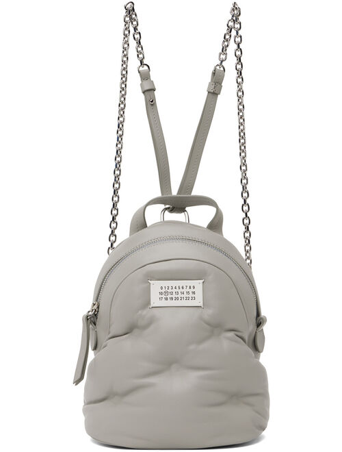 MAISON MARGIELA Gray Glam Slam Backpack