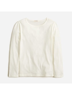 Girls' tissue crewneck shirt