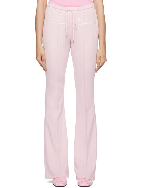 Courreges Pink Classic Track Pants