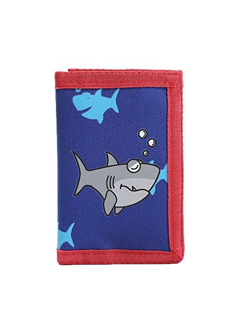 bdqpin wallet,Birthday Gifts, Kids Wallets for Girls.RFID Trifold Canvas Outdoor lovely cartoon Wallet for kids -Wallet with Magic Sticker (Unicorn)