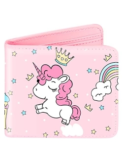 Bistup Girls Cute Kawaii Wallet Marble Aesthetic Women Womens Cool Funny Leather Credit Id Card Cash Holder Woman Rfid Blocking Zipper Wallets With Coin Pocket Id Window 