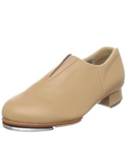 girls Tap-flex Slip on dance shoes, Tan, 12.5 Little Kid US