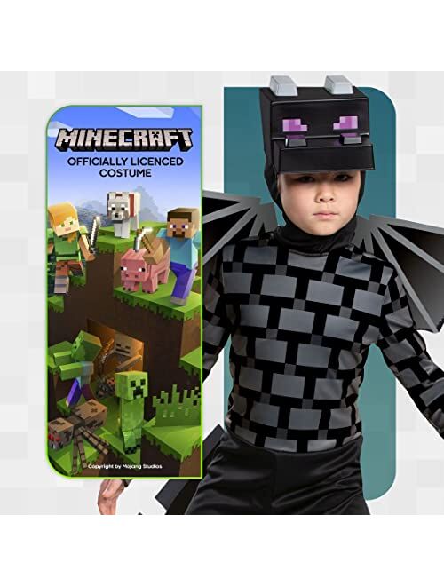 Disguise Minecraft Ender Dragon Costume for Kids, Video Game Inspired Character Outfit