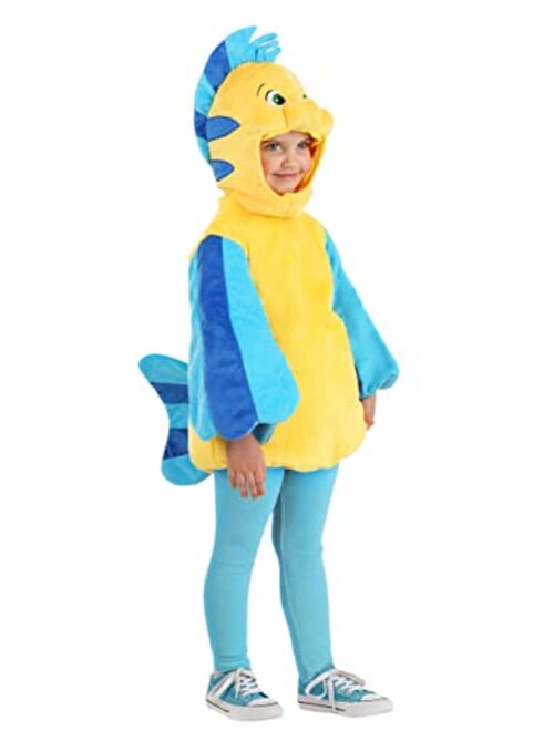 Fun Costumes Disney The Little Mermaid Flounder Infant Costume, for Halloween, Cosplay, Ocean Beach Theme Party & Dress Up