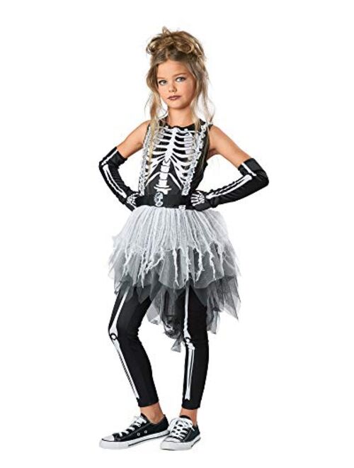 Seasons Halloween Girls Ghostly Skeleton Costume