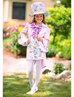 Pretty Mad Hatter Girls Costume