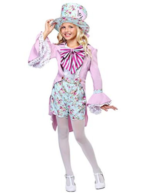 Fun Costumes Pretty Mad Hatter Girls Costume