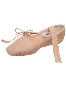 Dance Girl's Pump Split Sole Canvas Ballet Slipper/Shoe