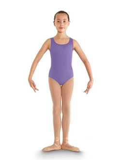 Dance Girls Gladiolus Bow Back Tank Leotard