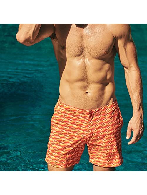 Fair Harbor The Sextant TrunkMen's Swim Suits with Liner, 6-inch InseamAnti-Chafe, Tailored-fit Swim Trunks