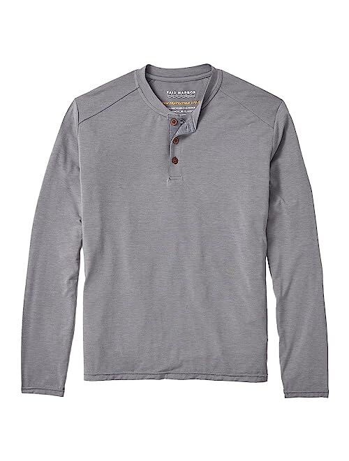 Fair Harbor The Seabreeze Henley Men's Classic Long Sleeve Henley Incredibly Soft and Lightweight, UPF 50