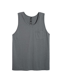 Tank Tops Men Regular-Fit Athletic Gym Workout Tank Tops Quick Dry Sleeveless Shirts for Men