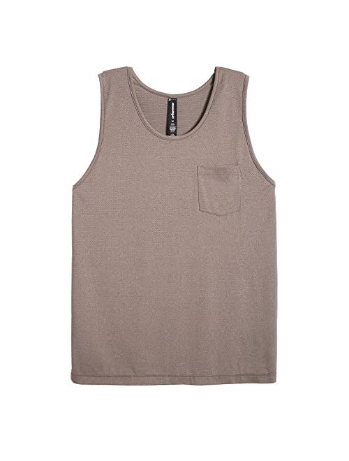 maamgic Tank Tops Men Regular-Fit Athletic Gym Workout Tank Tops Quick Dry Sleeveless Shirts for Men