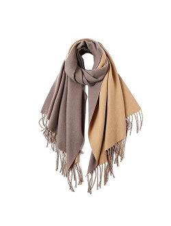 Womens Cashmere Scarf Large Pashmina Shawls and Wraps Light Blanket Scarf for Evening Dress Warm Daily Travel Office