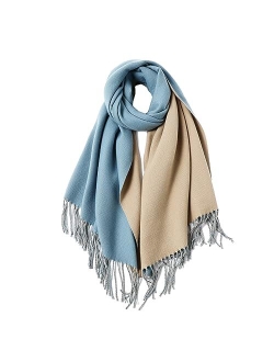 Womens Cashmere Scarf Large Pashmina Shawls and Wraps Light Blanket Scarf for Evening Dress Warm Daily Travel Office