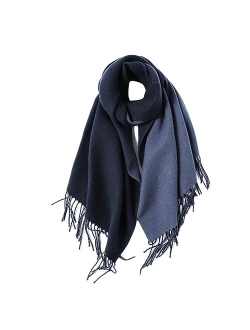 Womens Cashmere Scarf Large Pashmina Shawls and Wraps Light Blanket Scarf for Evening Dress Warm Daily Travel Office