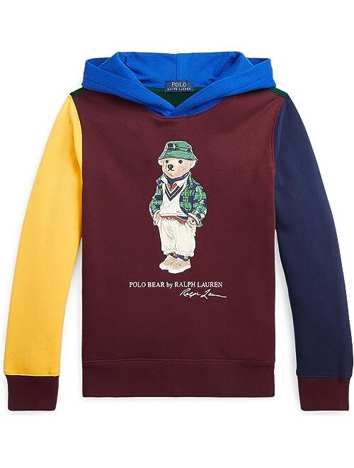 Polo Ralph Lauren Kids Polo Bear Color-Blocked Fleece Hoodie (Big Kids)