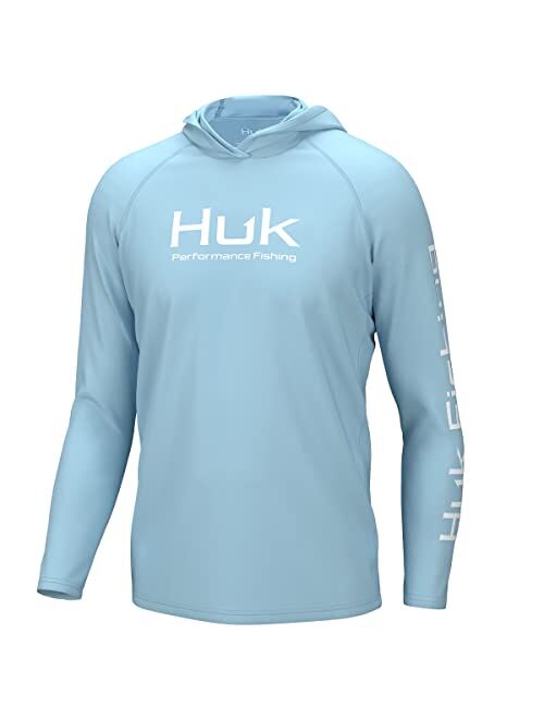 HUK Men's Pursuit Vented Long Sleeve Hoodie, Fishing Shirt with Hood