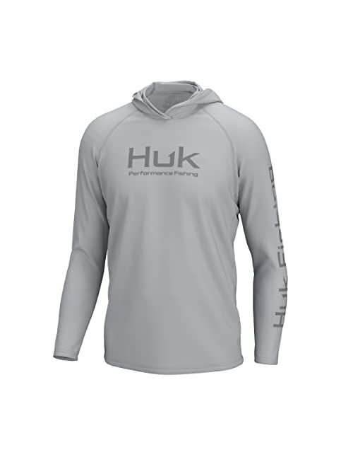 HUK Men's Pursuit Vented Long Sleeve Hoodie, Fishing Shirt with Hood