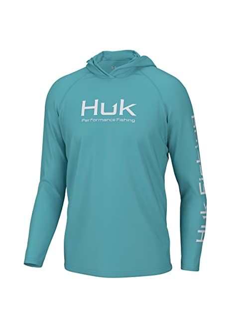 HUK Men's Pursuit Vented Long Sleeve Hoodie, Fishing Shirt with Hood