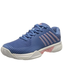 Women's Hypercourt Express 2 HB Clay Tennis Shoe (Infinity/Blue Blush/Carmine Rose)