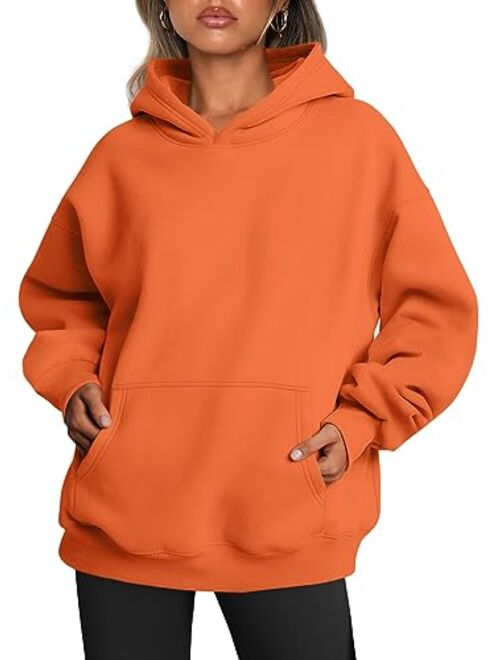 Trendy Queen Womens Oversized Hoodies Fleece Sweatshirts Long Sleeve Sweaters Pullover Fall Clothes with Pocket