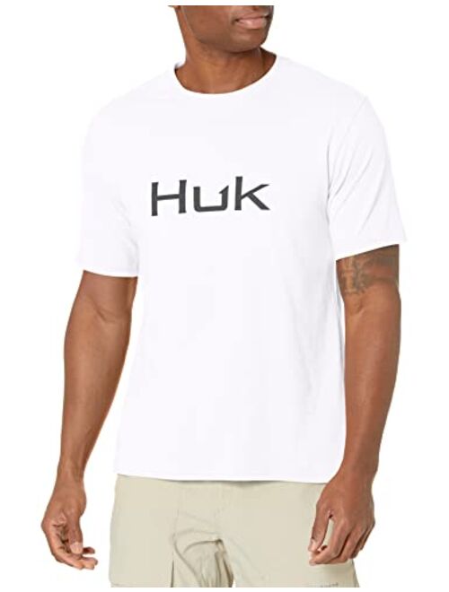 HUK Men's Performance Fishing Logo Tee-Short Sleeve | Quick-Dry