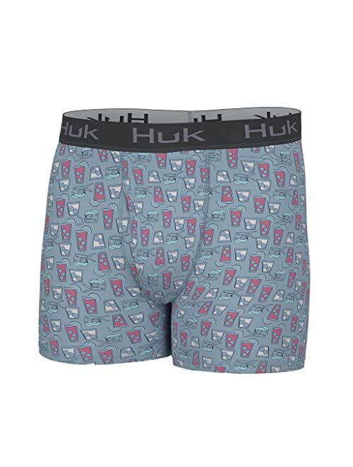 HUK Men's, Performance Dry-fit Boxer Briefs