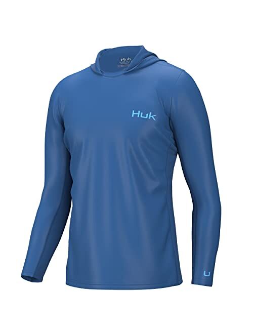 HUK Men's Icon X Hoodie, Fishing Shirt with Sun Protection