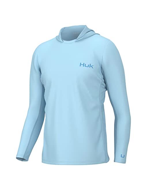 HUK Men's Icon X Hoodie, Fishing Shirt with Sun Protection