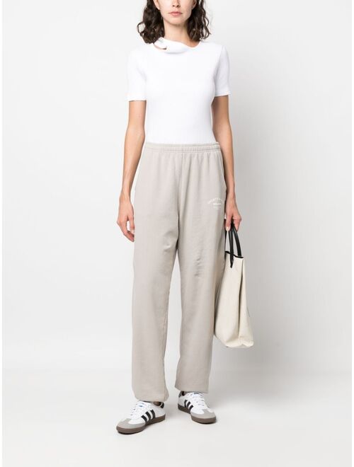 Sporty & Rich logo-print cotton track trousers