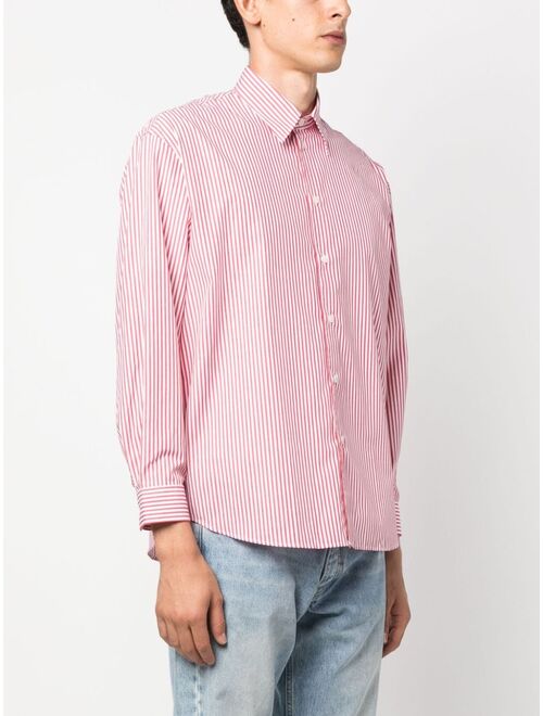 Sporty & Rich stripe-print cotton shirt