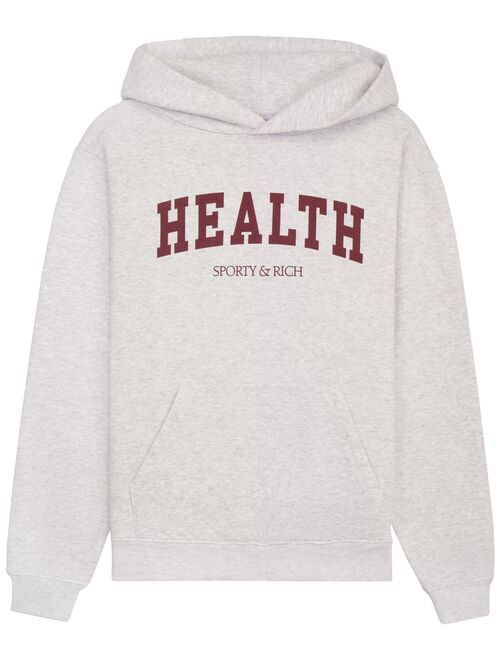 Sporty & Rich slogan-print hoodie