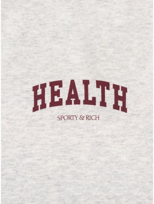 Sporty & Rich slogan-print hoodie