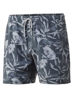 Men's Volley 5.5" Elastic Waist Quick-Dry Swim Shorts