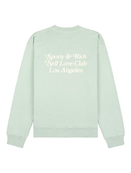 Sporty & Rich Self Love Club cotton sweatshirt