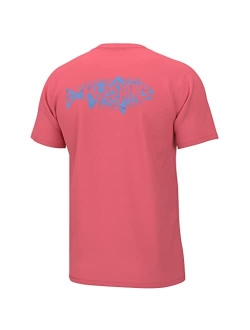 Men's Short Sleeve Performance Tee, Fishing T-Shirt