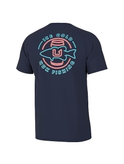 Men's Short Sleeve Performance Tee, Fishing T-Shirt