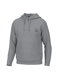 Men's Huk'd Up Logo Fishing, Fleece Hoodie with Stretch