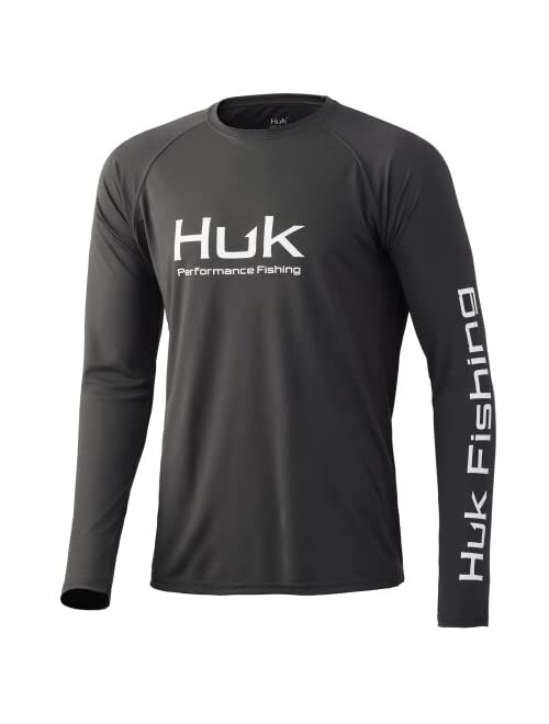 HUK Men's Pursuit Vented Long Sleeve 30 UPF Fishing Shirt