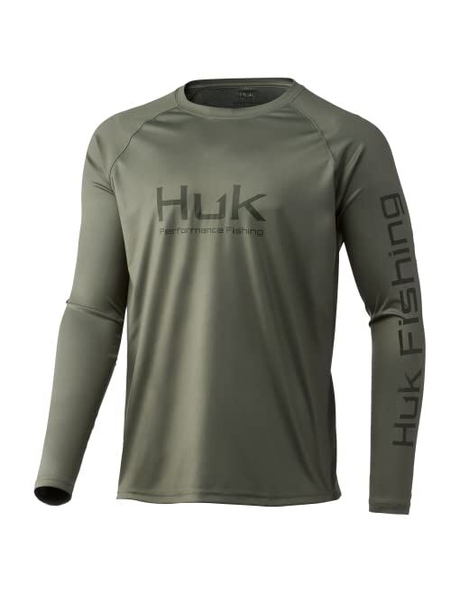 HUK Men's Pursuit Vented Long Sleeve 30 UPF Fishing Shirt