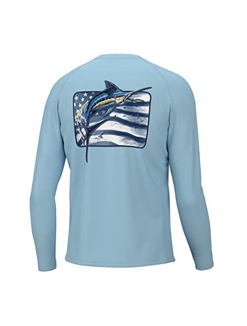 HUK Men's Kc Pursuit Long Sleeve, Sun Protecting Fishing Shirt